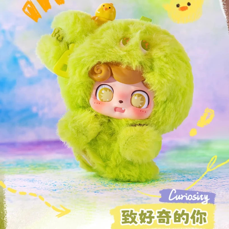 Jotoys Q Baby Emotional Hairy Monster Blind Box Series – Cute Backpack Ornament & Keychain Surprise Gift - Image 14