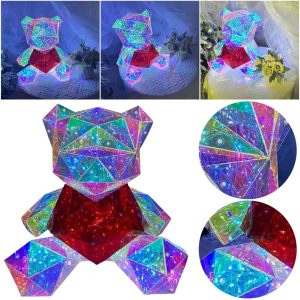 LED Light Up Teddy Bear Doll – Romantic Glowing Plush Toy for Valentine’s, Birthday & Anniversary