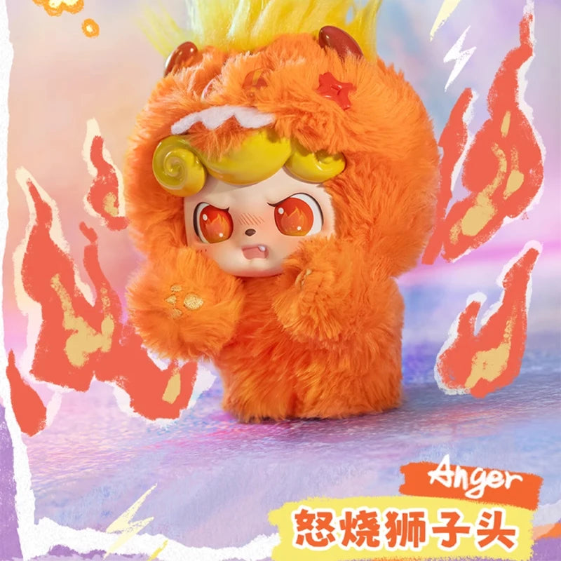 Jotoys Q Baby Emotional Hairy Monster Blind Box Series – Cute Backpack Ornament & Keychain Surprise Gift - Image 13