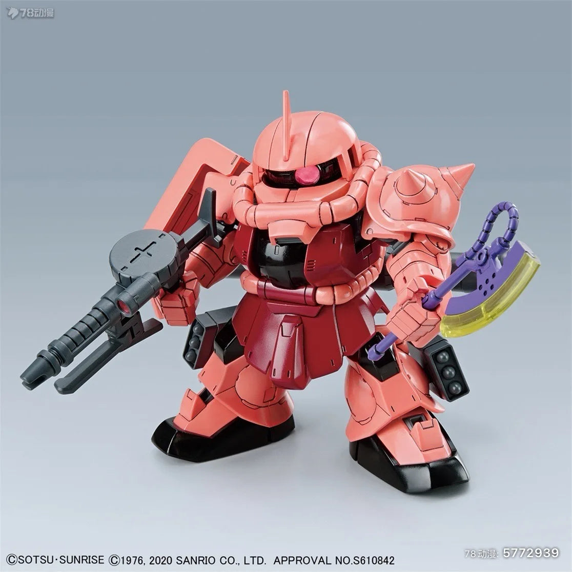 KT MS-05 Zaku II SD Anime Figure – SDCS Assembly Model Action Statue for Kids & Collectors - Image 4