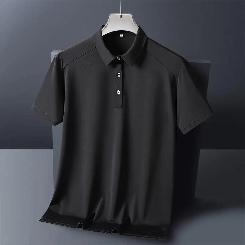 Plus Size Men’s Polo T-Shirt – 9XL Loose Fit Casual Formal Tee for Up to 150kg - Image 12
