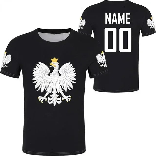 Polish Polska White Eagle Emblem T-Shirt – 3D Nation Flag Graphic Tee for Men - Image 11