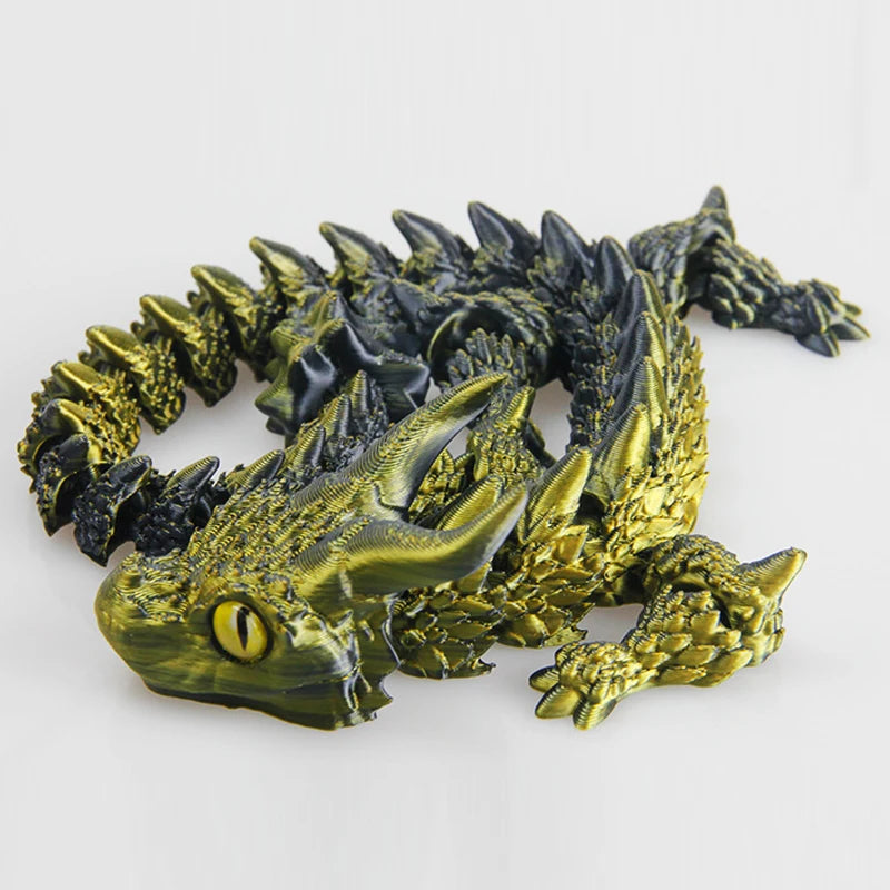 3D Printed Magic Dragon Fidget Toy – Movable Joint Articulated Desktop Ornament for Kids & Adults - Image 10