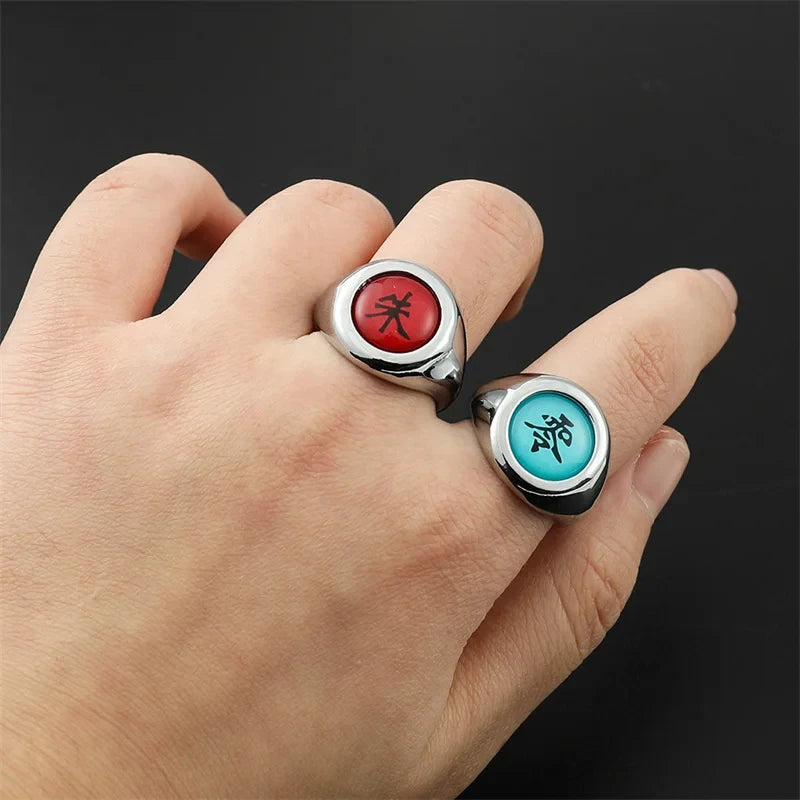 10pcs Naruto Akatsuki Rings Set – Anime Cosplay Accessories for Kids & Fans - Image 6