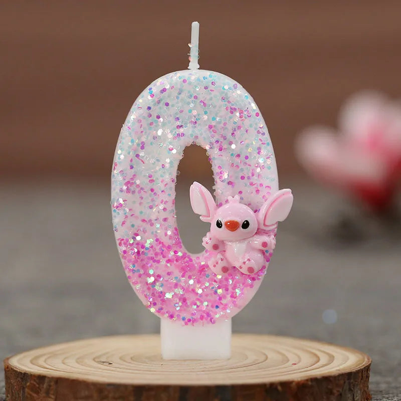 Disney Lilo & Stitch Digital Birthday Candle – Kawaii Stitch & Angel Party Decoration for Kids - Image 13
