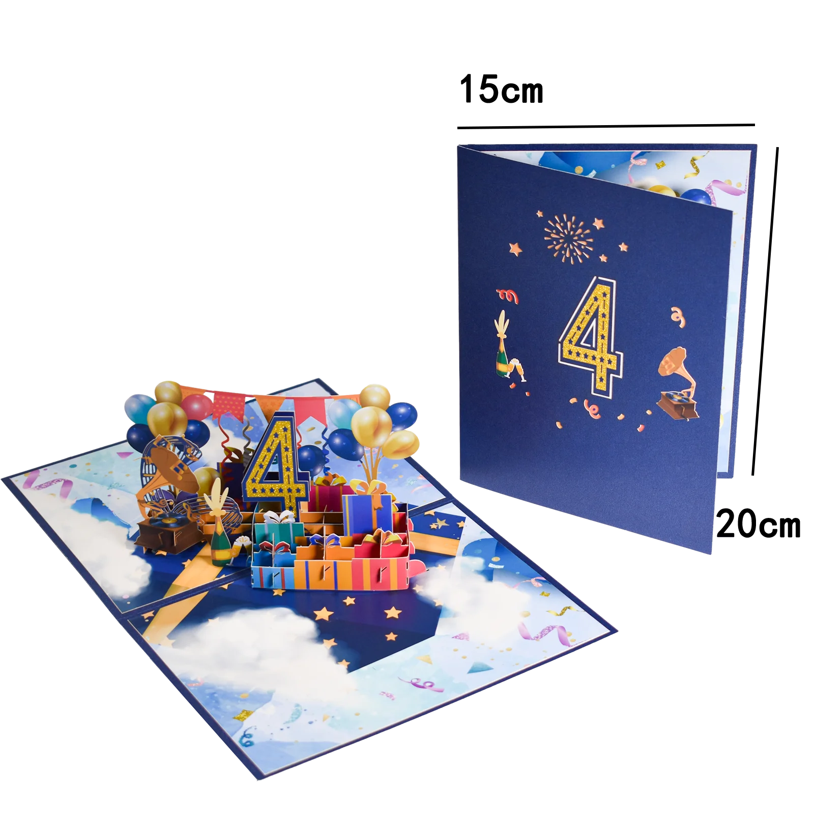 Anniversary & Birthday Pop-Up Number Card – 1st, 18th, 21st Celebration Greeting Card - Image 23