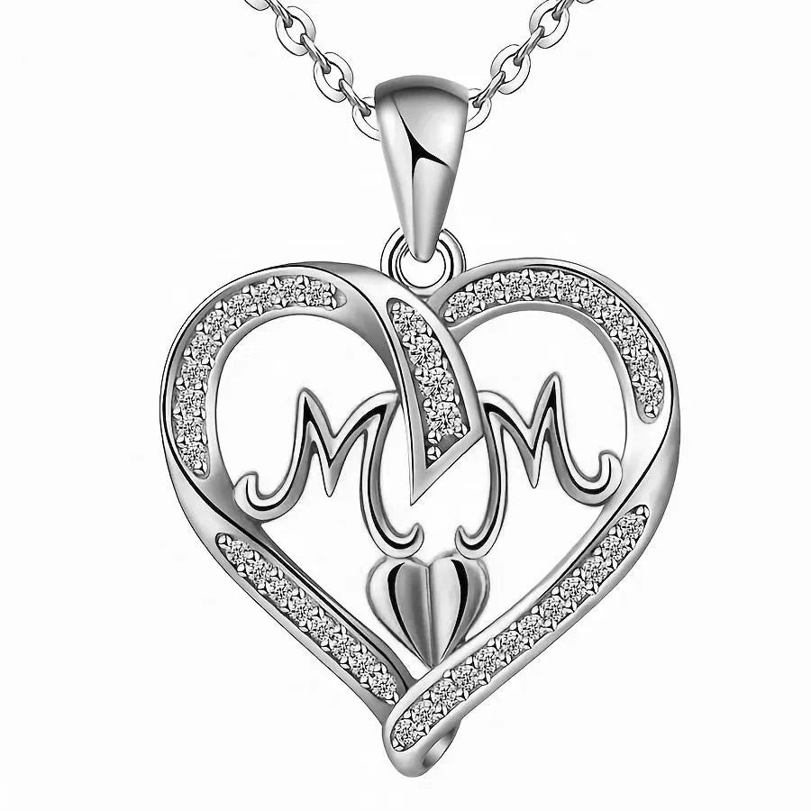 Trendy Hollow Heart Necklace – Unisex Love Pendant for BFF, Family & Party Gifts - Image 12