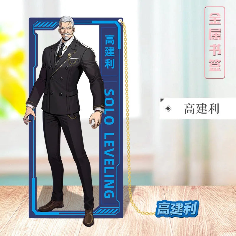 Solo Leveling Sung Jin-Woo Metal Bookmark – Korean Anime Collectible & Desk Ornament Gift - Image 9