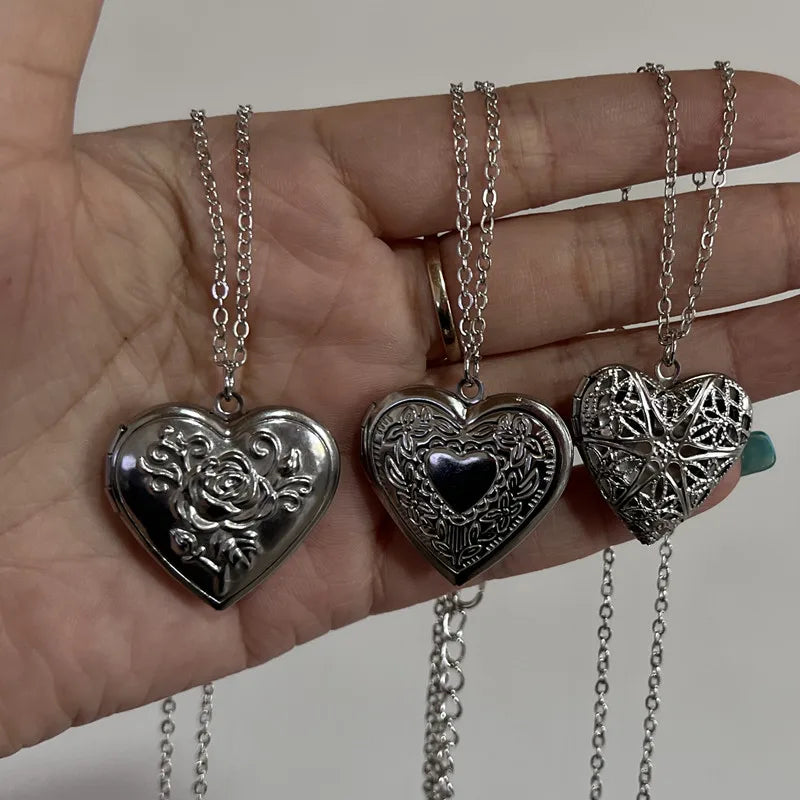 Romantic Heart Locket Pendant - Image 2