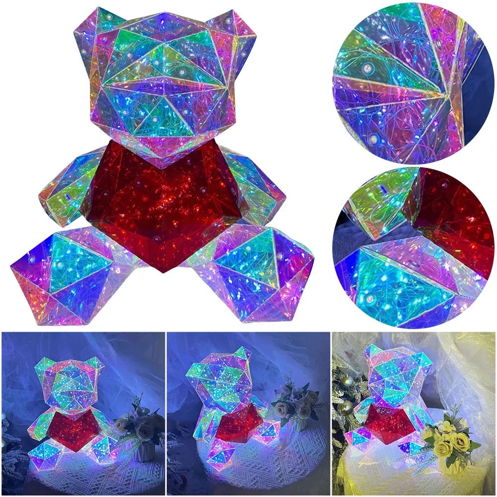 LED Light Up Teddy Bear Doll – Romantic Glowing Plush Toy for Valentine’s, Birthday & Anniversary - Image 4