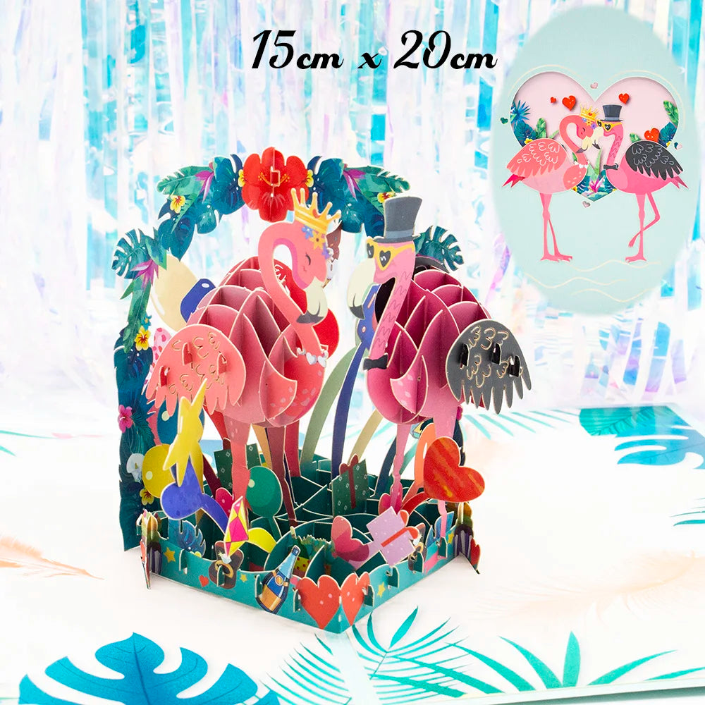 3D Pop-Up Flower Greeting Cards – Handmade Cards for All Occasions - Image 2