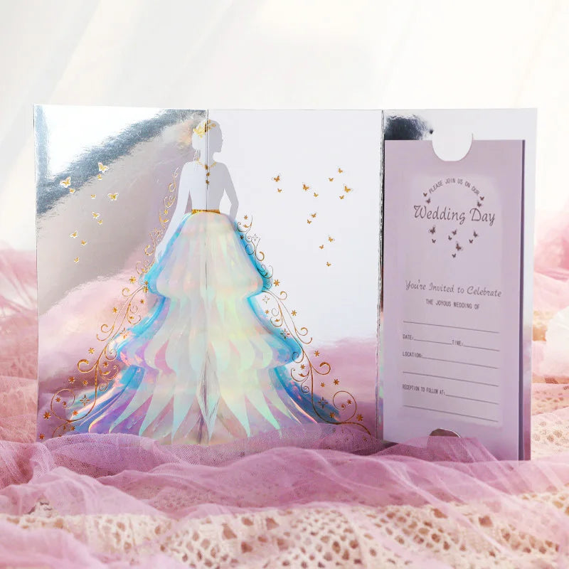 Hot 3D Creative Card – Valentine's Day, Wedding Invitation & Thank You Card - Image 15