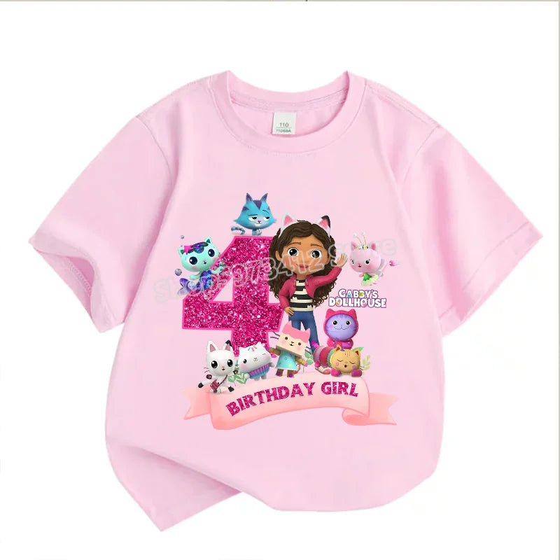 Gabby’s Dollhouse Kids T-Shirt – Cute Cartoon Cotton Pullover for Summer & Birthday Gifts - Image 15
