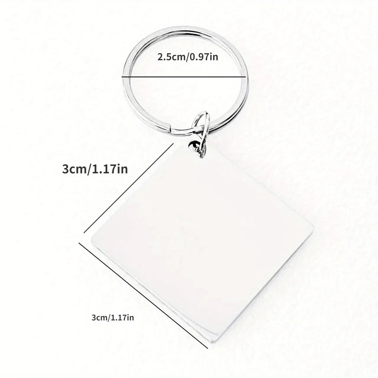 "I’M the Luckiest One to Have You" Stainless Steel Keychain – Romantic Gift for Valentine’s Day - Image 5