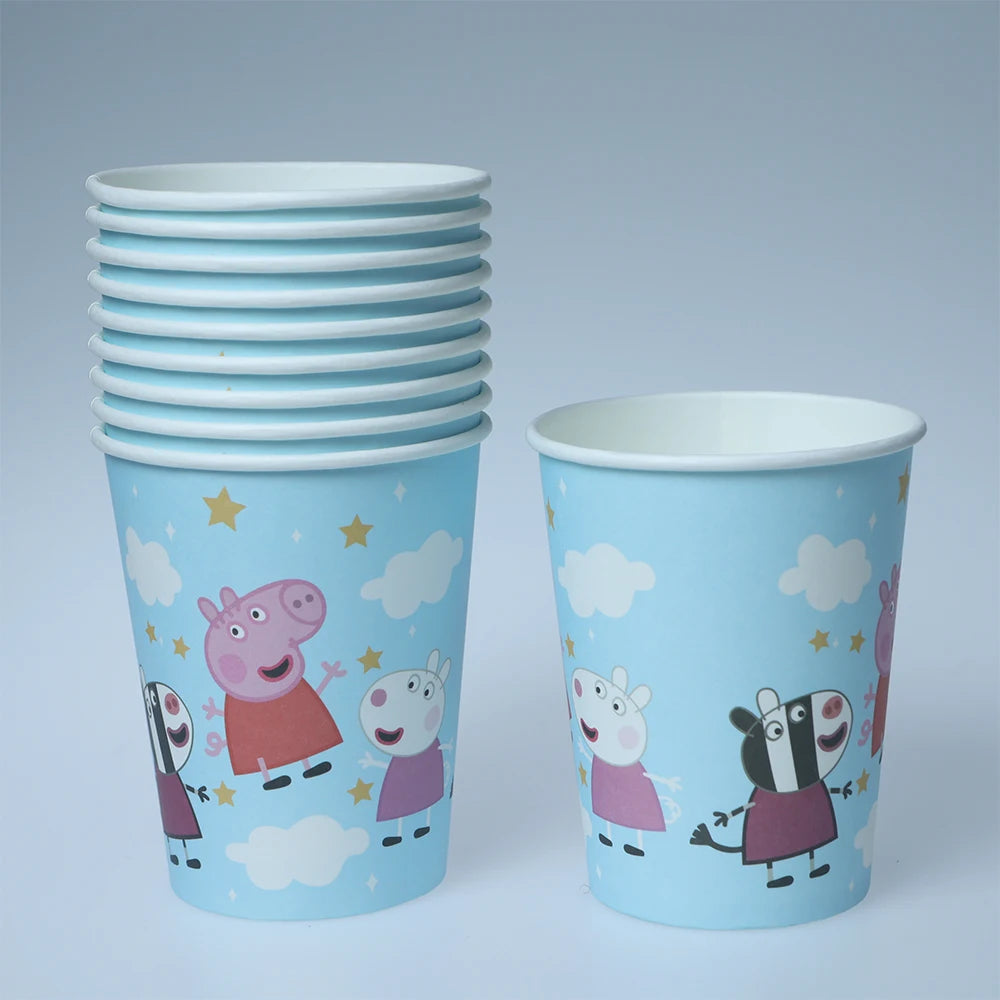 Peppa Pig Birthday Party Set – Kids’ Party Supplies with Speaker, Plates, Cups & Decorations - Image 29
