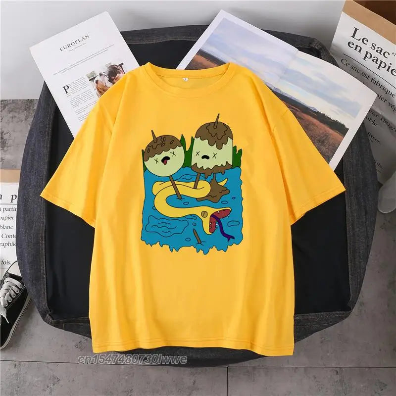 Marceline & Princess Bubblegum Kawaii T-Shirt – Funny 90s-Inspired Gift Tee for Men & Women - Image 15