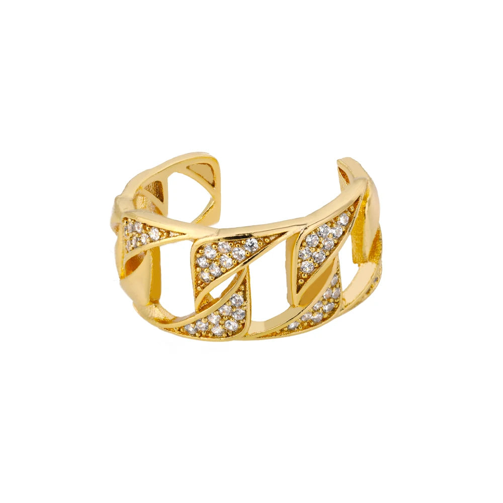 Classic Twist Chain Open Rings for Women - Image 21