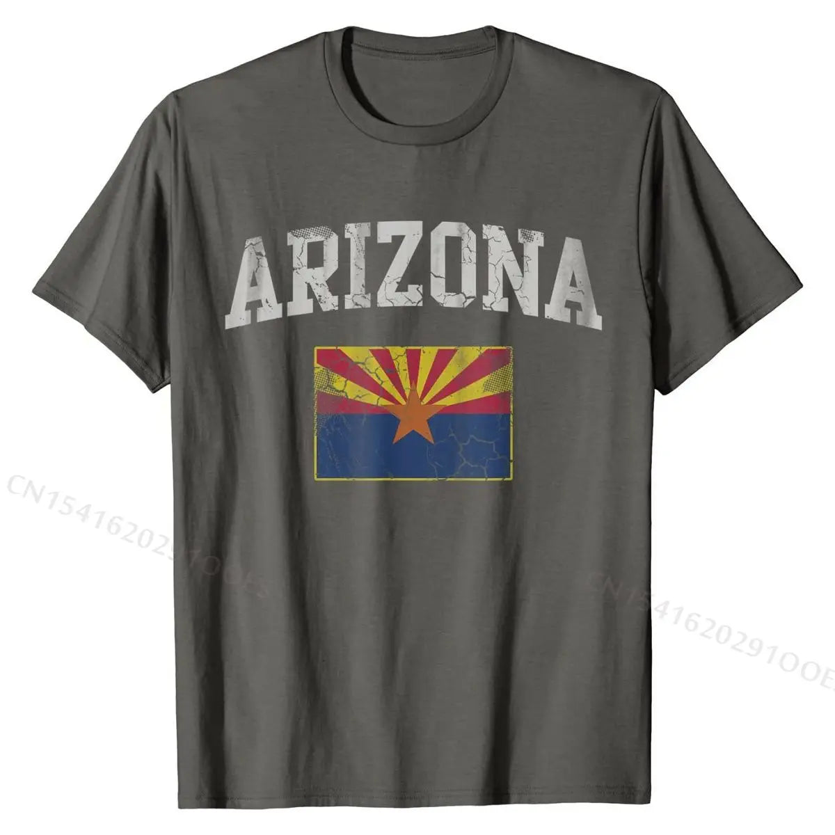 Arizona Flag Retro T-Shirt – Custom Cotton Tee for Men, Women & Kids - Image 3
