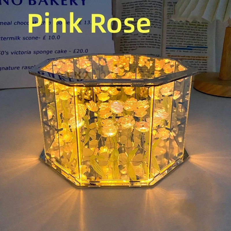 New DIY Tulip Mirror Cube Lamp - Image 12
