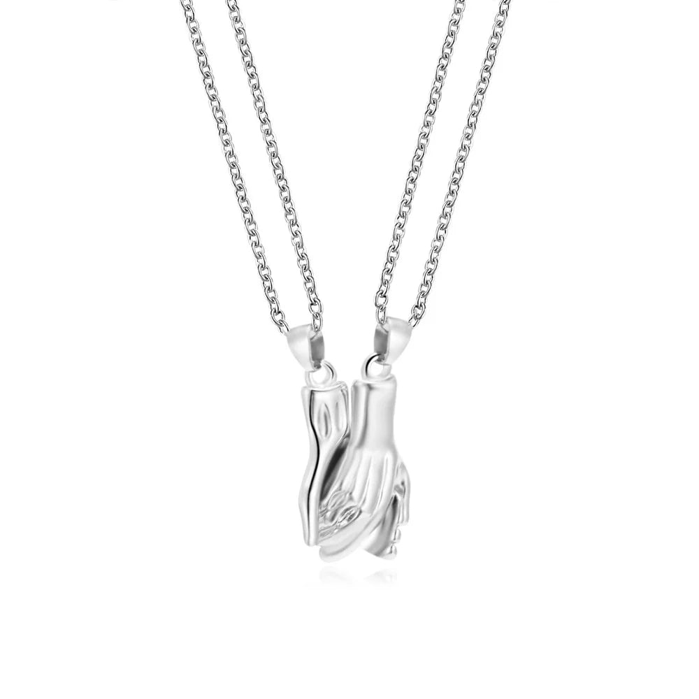 I Love You Best Friends Couple Necklace – Puzzle BFF, Key & Lock, Tai Chi Heart Pendants - Image 26