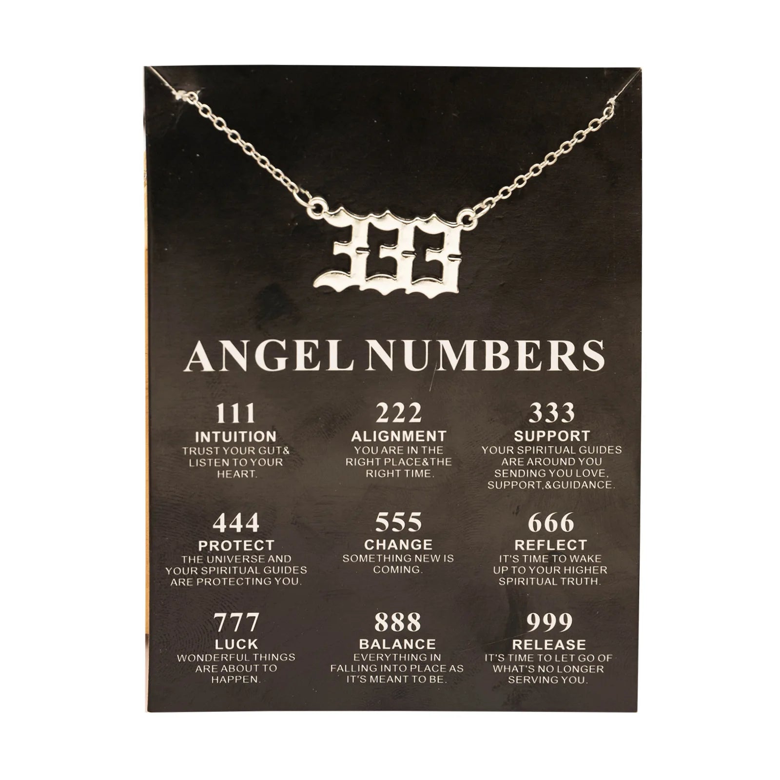 Fashion Alloy Gold Color Lucky Angel Numbers Wish 777 Pendant Necklace - Image 20