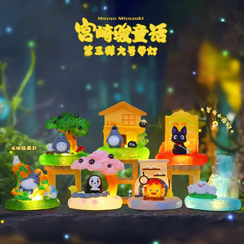 New Miyazaki Hayao Fairy Tale Third Play Blind Box – Lamp Desktop Ornaments - Image 2