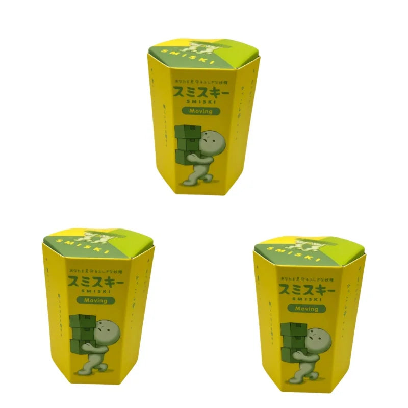 Hot Sonny Angel Smiski Moving Series – Mystery Noctilucent Green Doll Action Figures - Image 9