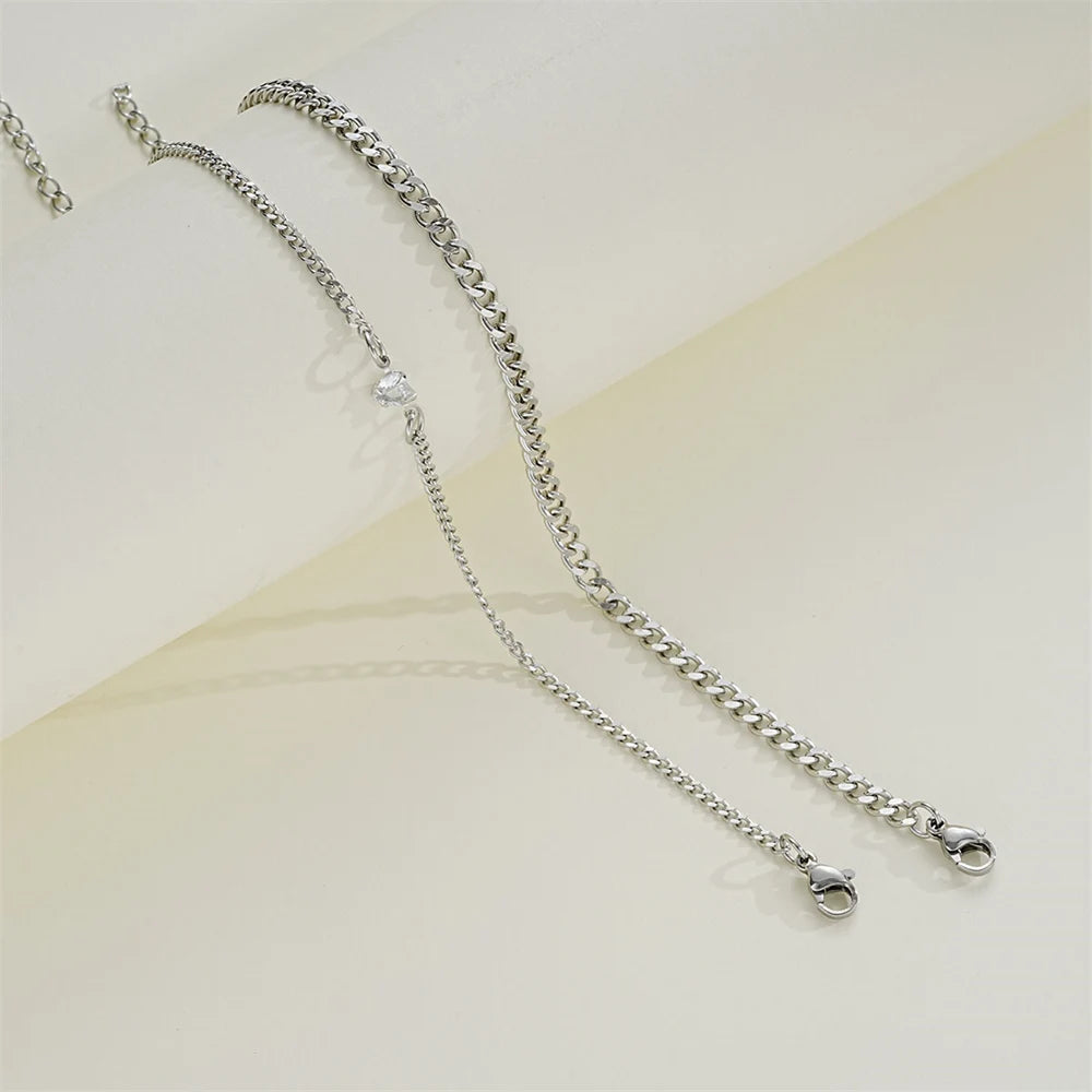 Simple Fashion Stainless Steel Bracelet Set - Image 6