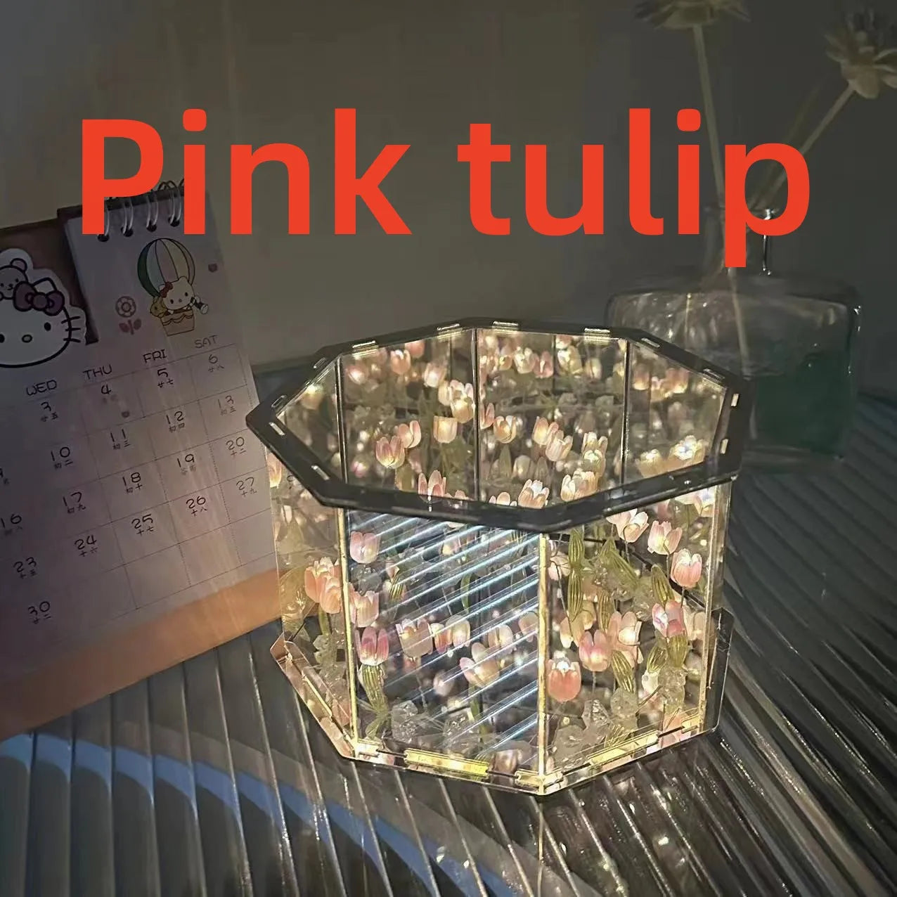 New DIY Tulip Mirror Cube Lamp - Image 9