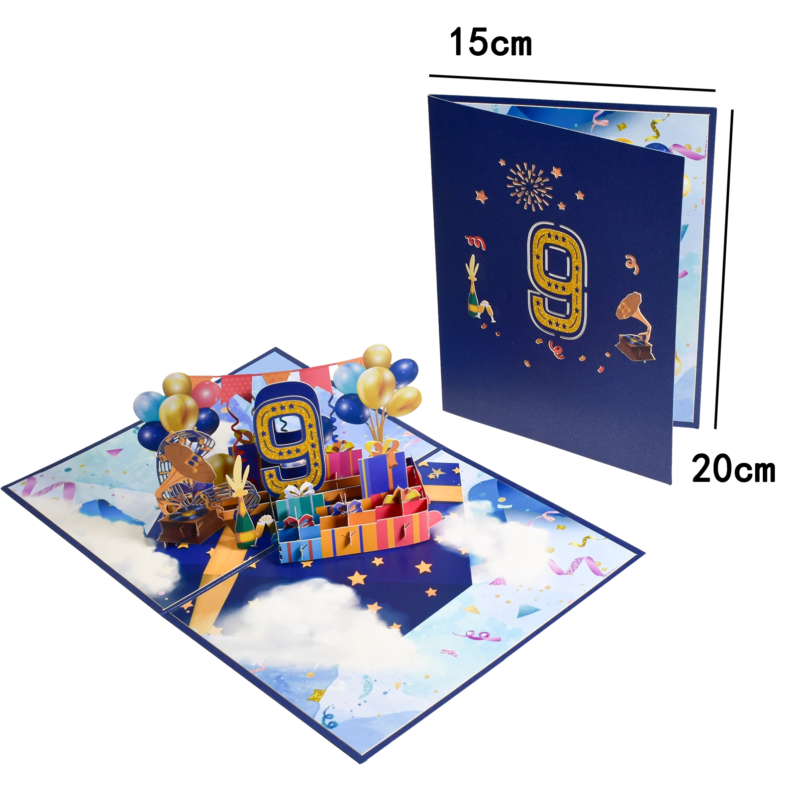 Anniversary & Birthday Pop-Up Number Card – 1st, 18th, 21st Celebration Greeting Card - Image 10