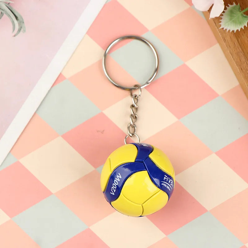 Fashion PVC Volleyball Keychain - Image 3