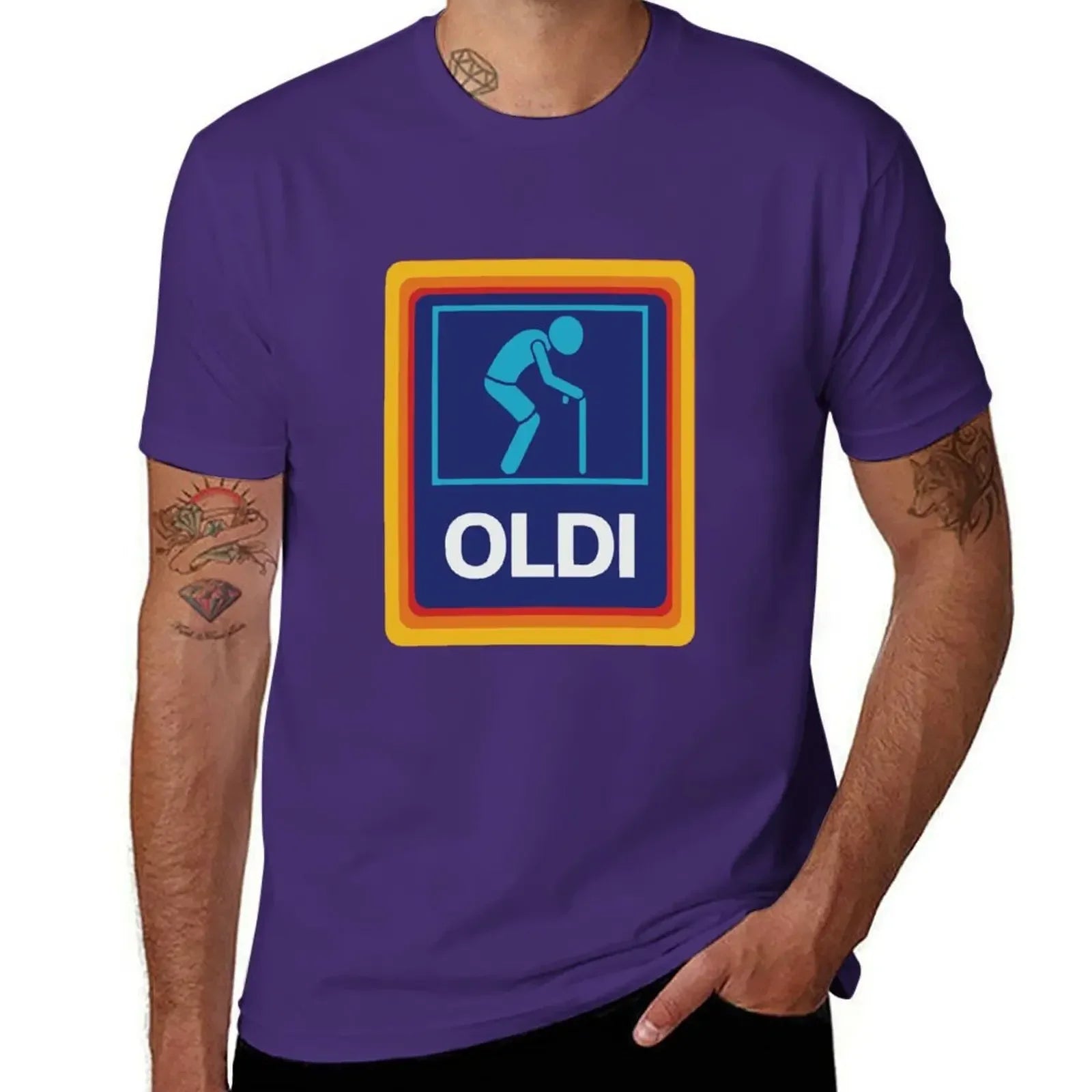 OLDI & ALDI Parody T-Shirt – Funny Oversized Tee for Dad, Grandpa, Husband, or Boyfriend - Image 12