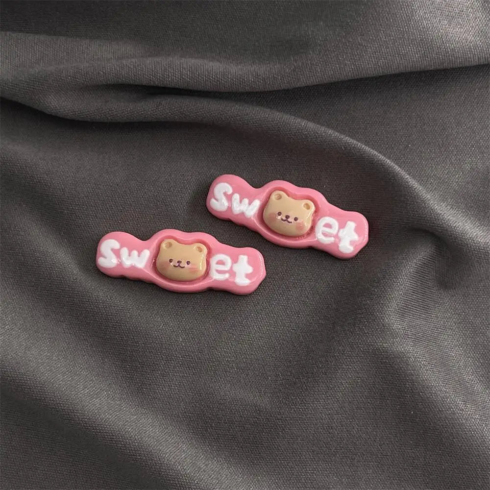 10pcs Kawaii Cartoon Milk Tea Coffee Cake Bear Flatbacks – Hair Embellishments for DIY Bows & Wedding Hairpin Accessories - Image 5